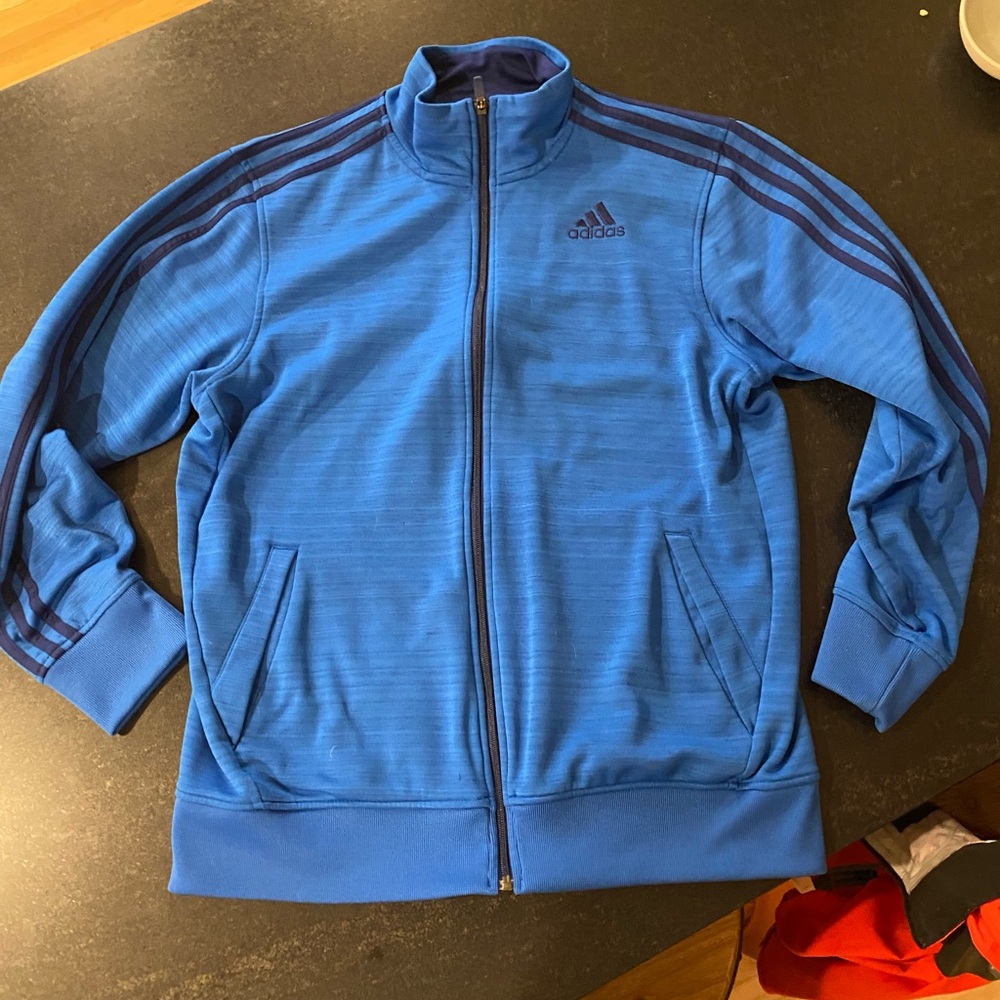 Adidas Royal Blue Zip-Up Jacket